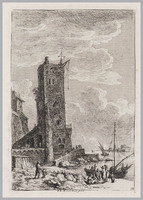 KG 13645
<br/>
Buitenste zeehaven te Livorno
<br/>
<em>Weirotter, François Edmund (1730-1771)</em>